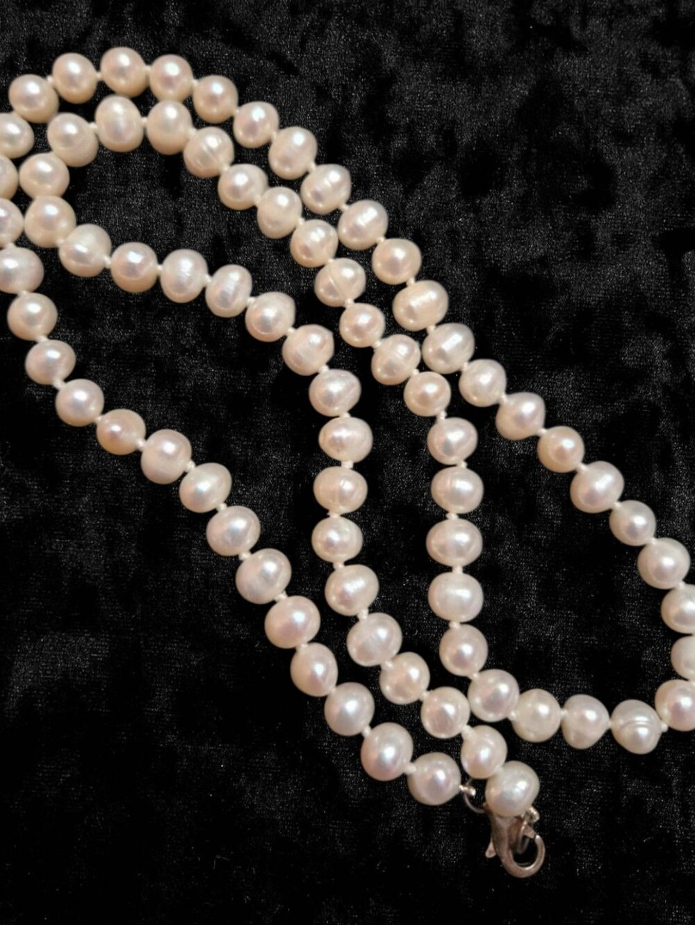 Freshwater Pearl Necklace String Of Pearls Elegant Classic Jewelery